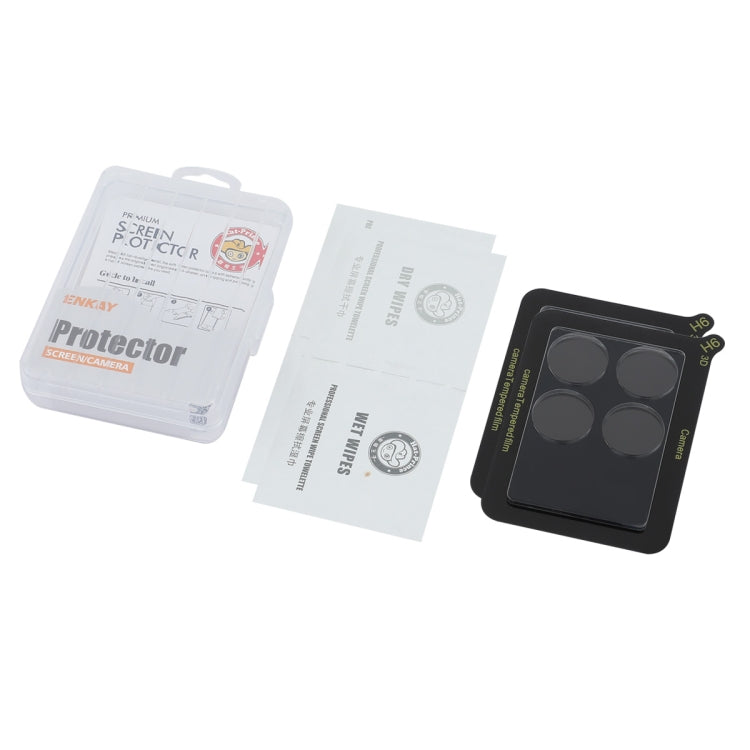 For Redmi K70 / K70 Pro / K70E 2pcs ENKAY Hat-Prince 9H Rear Camera Lens Tempered Glass Film(Transparent)