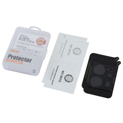 For Xiaomi 13T / 13T Pro 2pcs ENKAY Hat-Prince 9H Rear Camera Lens Tempered Glass Film(Transparent)