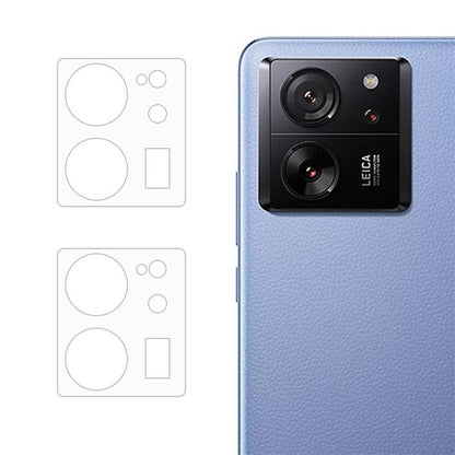 For Xiaomi 13T / 13T Pro 2pcs ENKAY Hat-Prince 9H Rear Camera Lens Tempered Glass Film(Transparent)