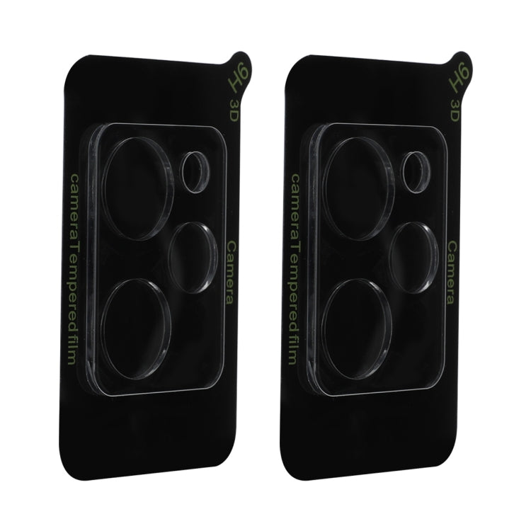 For Xiaomi Poco X5 Pro / Redmi Note 12 Pro Speed 2pcs ENKAY Hat-Prince 9H Rear Camera Lens Tempered Glass Film(Transparent)