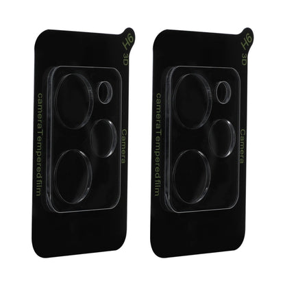 For Xiaomi Poco X5 Pro / Redmi Note 12 Pro Speed 2pcs ENKAY Hat-Prince 9H Rear Camera Lens Tempered Glass Film(Transparent)