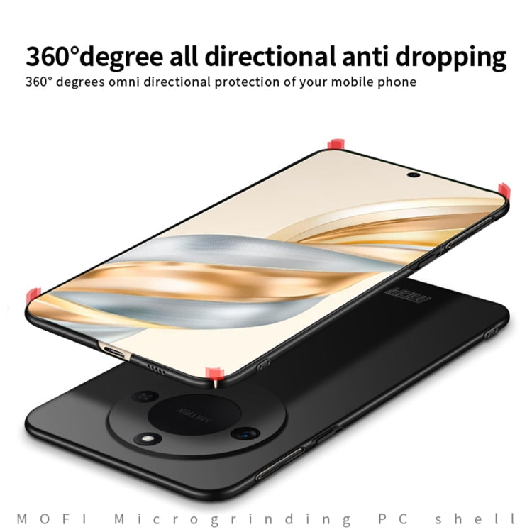 For Honor X60 MOFI Frosted PC Ultra-thin Hard Phone Case(Black)