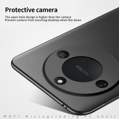 For Honor X60 MOFI Frosted PC Ultra-thin Hard Phone Case(Black)