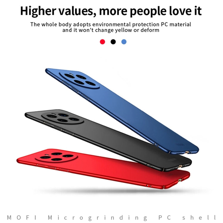 For Honor Magic7 MOFI Frosted PC Ultra-thin Hard Phone Case(Black)