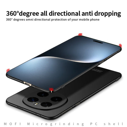 For Honor Magic7 MOFI Frosted PC Ultra-thin Hard Phone Case(Black)
