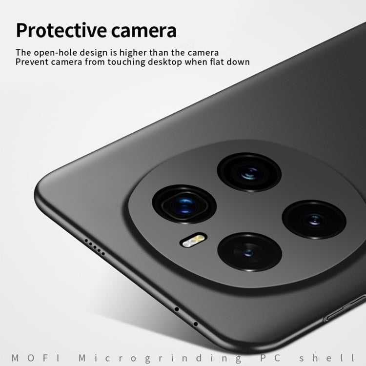 For Honor Magic7 MOFI Frosted PC Ultra-thin Hard Phone Case(Black)
