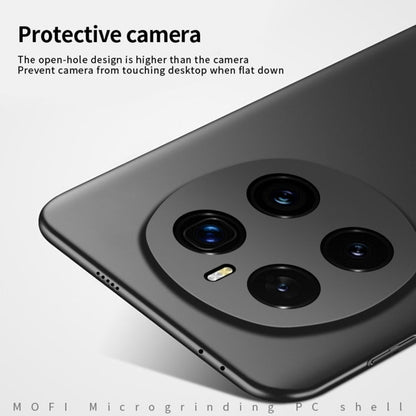 For Honor Magic7 MOFI Frosted PC Ultra-thin Hard Phone Case(Black)