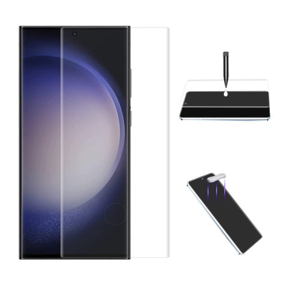 For Samsung Galaxy S23 Ultra 5G ENKAY Hat-Prince UV Full Glue Tempered Glass Film