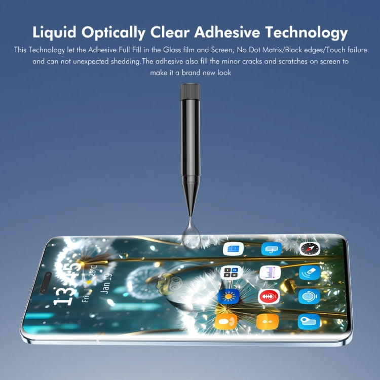 For Honor 90 Pro ENKAY Hat-Prince UV Full Glue Tempered Glass Film