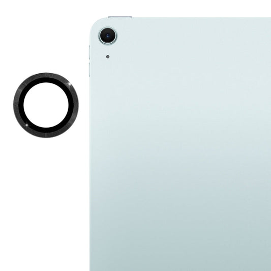 For iPad Air 11 / 13 2026 / 2025 / 2024 ENKAY Hat-Prince 9H Rear Camera Lens Aluminium Alloy Tempered Glass Film(Black)