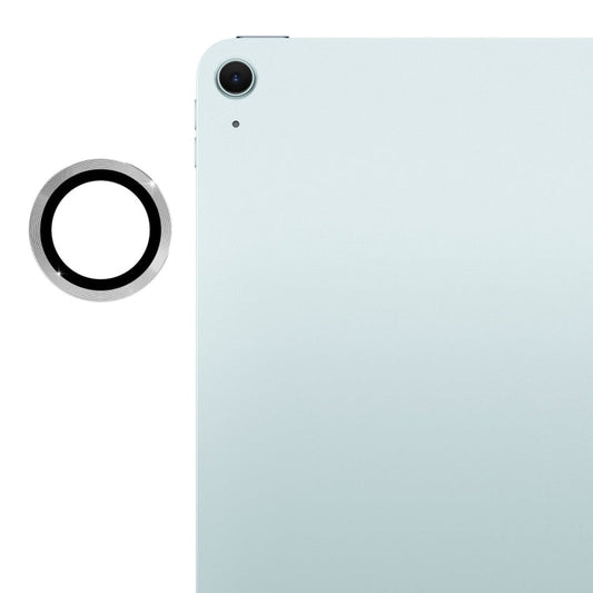 For iPad Air 11 / 13 2026 / 2025 / 2024 ENKAY Hat-Prince 9H Rear Camera Lens Aluminium Alloy Tempered Glass Film(Silver)