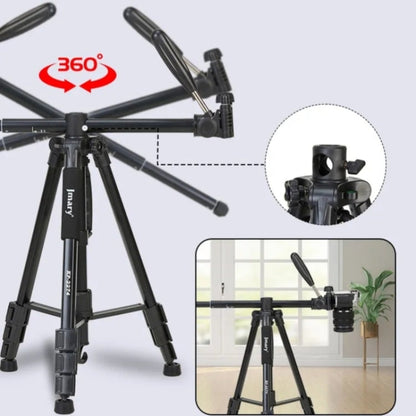 JMARY KP-2274 Monopode réglable à 5 sections Trépied multifonctionnel pour la photographie en extérieur