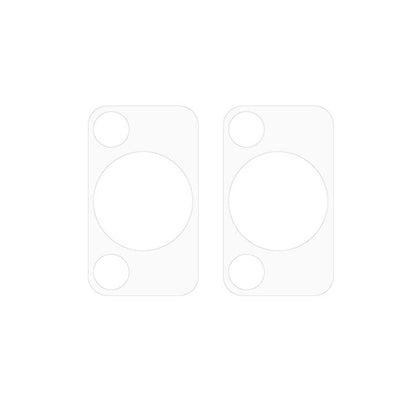 For Huawei Enjoy 70 2pcs ENKAY 9H Rear Camera Lens Tempered Glass Film
