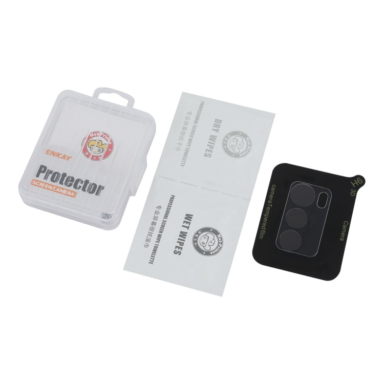 For Motorola Moto G42 ENKAY Hat-Prince 9H Rear Camera Lens Tempered Glass Film(Transparent)
