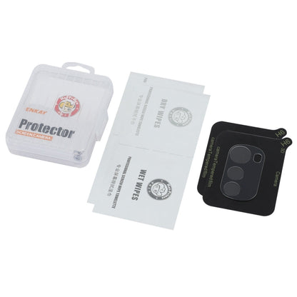 For Motorola Moto E32 2pcs ENKAY Hat-Prince 9H Rear Camera Lens Tempered Glass Film(Transparent)