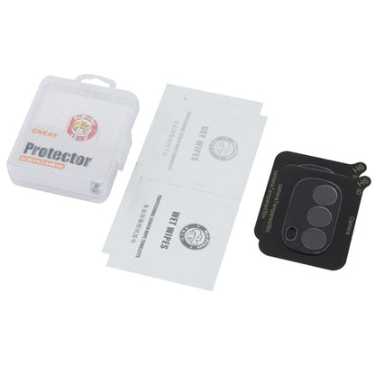 For Motorola Moto G82 2pcs ENKAY Hat-Prince 9H Rear Camera Lens Tempered Glass Film(Transparent)