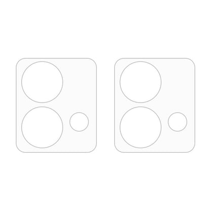 For Motorola Moto G84 2pcs ENKAY Hat-Prince 9H Rear Camera Lens Tempered Glass Film(Transparent)