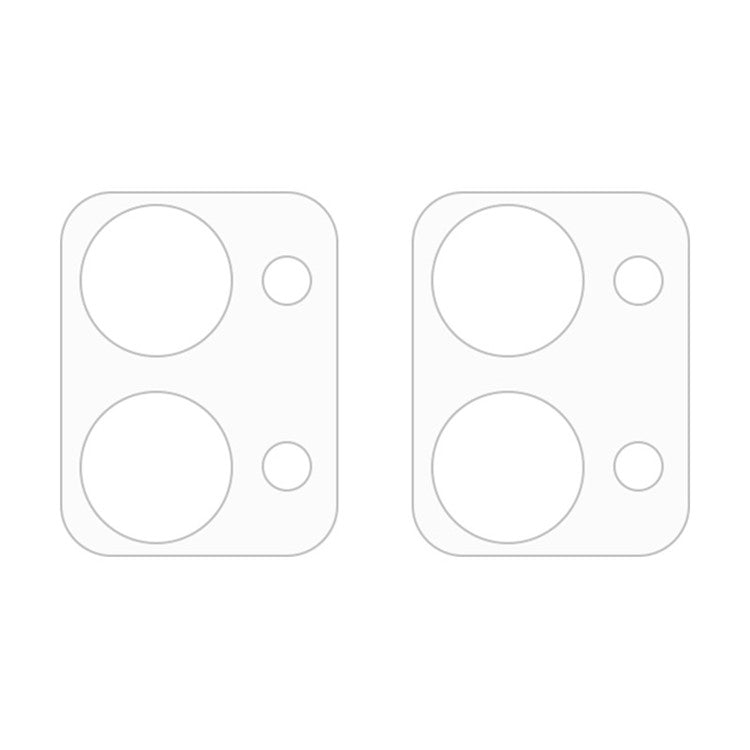 For Honor Play7T 2pcs ENKAY 9H Rear Camera Lens Tempered Glass Film(Transparent)