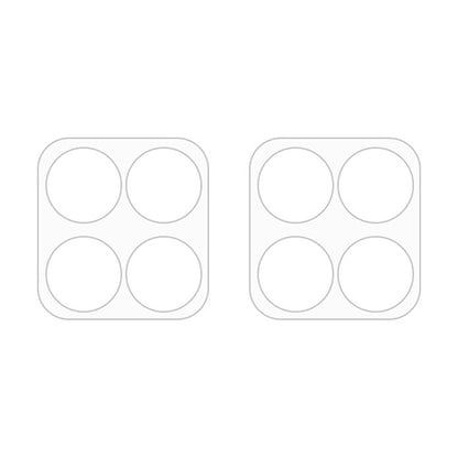 For Honor X6a 2023 2pcs ENKAY 9H Rear Camera Lens Tempered Glass Film(Transparent)