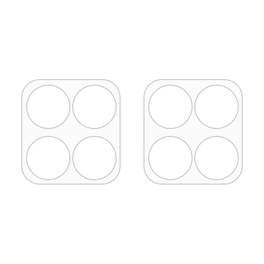 For Honor X6a 2023 2pcs ENKAY 9H Rear Camera Lens Tempered Glass Film(Transparent)