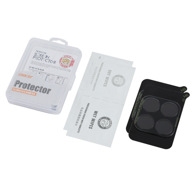 For Honor X6a 2023 2pcs ENKAY 9H Rear Camera Lens Tempered Glass Film(Transparent)