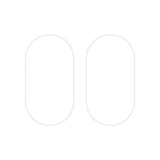 For OPPO Reno11 Pro Global 2pcs ENKAY 9H Rear Camera Lens Tempered Glass Film(Transparent)