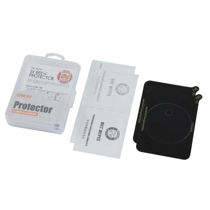 Pour Realme 12 2 pièces Film de protection en verre trempé ENKAY 9H pour objectif de caméra arrière (Transparent)