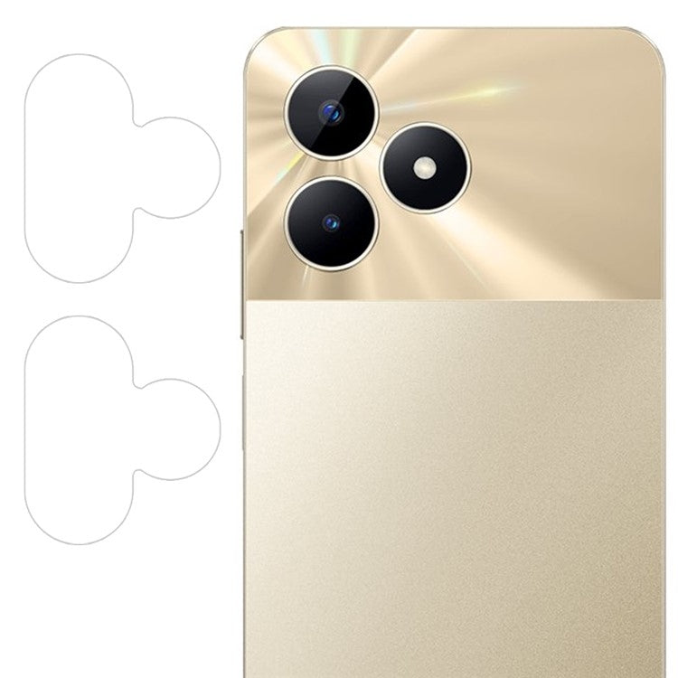 For Realme C53 India 2pcs ENKAY 9H Rear Camera Lens Tempered Glass Film(Transparent)