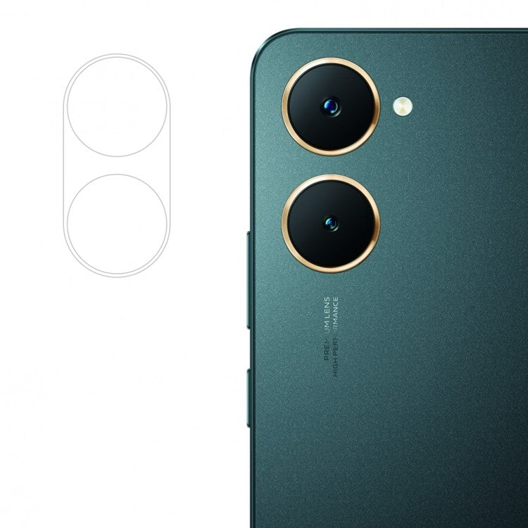 For vivo Y03 Global ENKAY Hat-Prince 9H Rear Camera Lens Tempered Glass Film(Transparent)