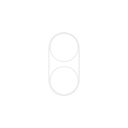 For vivo Y03 Global ENKAY Hat-Prince 9H Rear Camera Lens Tempered Glass Film(Transparent)