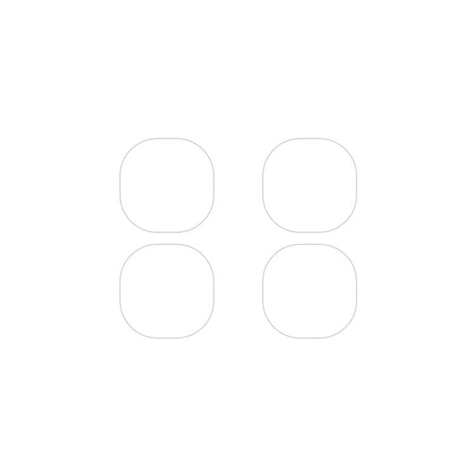 For vivo iQOO Neo9 / Neo9 Pro 2pcs ENKAY Hat-Prince 9H Rear Camera Lens Tempered Glass Film(Transparent)