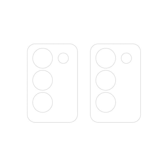 For vivo Y100 IDN / Y200e 5G / V30 Lite 5G 2pcs ENKAY Hat-Prince 9H Rear Camera Lens Tempered Glass Film(Transparent)
