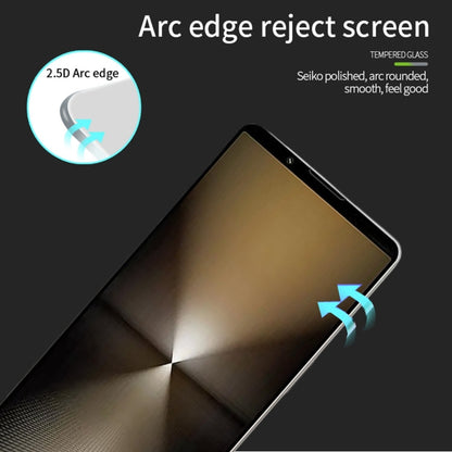 For Sony Xperia 1 VI MOFI 9H 2.5D Full Screen Tempered Glass Film(Black)