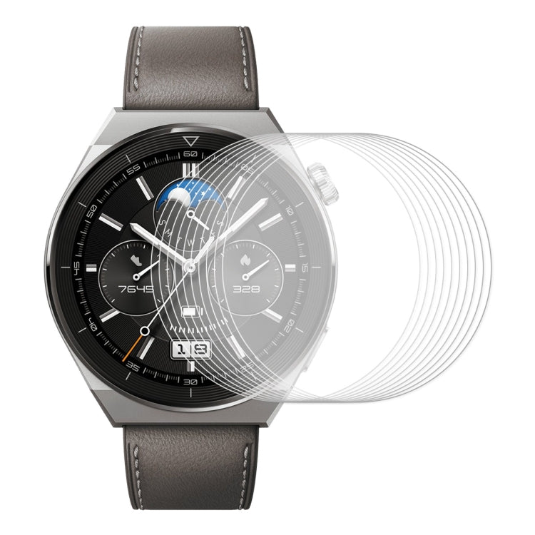 For Garmin Forerunner 158 10pcs ENKAY Hat-Prince 0.2mm 9H Tempered Glass Screen Protector Watch Film