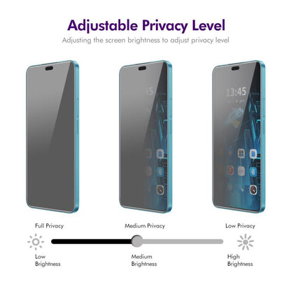 For Honor 400 Lite Global 5pcs ENKAY Hat-Prince 28 Degree Anti-peeping Privacy Tempered Glass Film