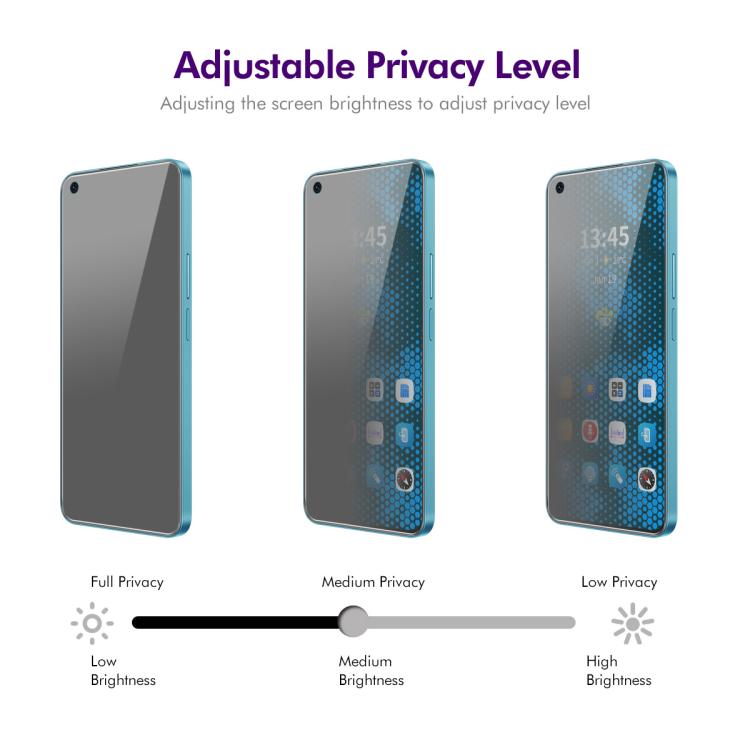 For OnePlus Nord N20 SE / Nord N300 5pcs ENKAY Hat-Prince 28 Degree Anti-peeping Privacy Tempered Glass Film