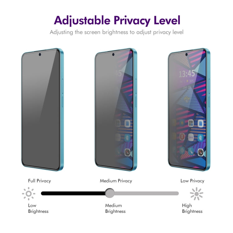 For Honor X40 GT Racing ENKAY Hat-Prince 28 Degree Anti-peeping Privacy Silk Print Tempered Glass Film