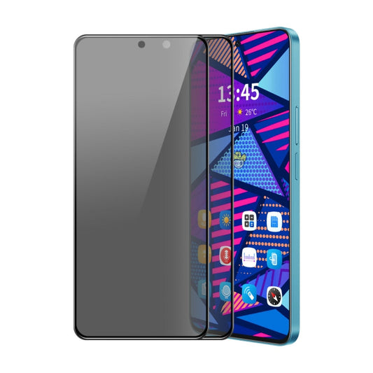 Pour Honor Play 8T 2pcs ENKAY Hat-Prince Film en verre trempé anti-espionnage 28 degrés avec impression en soie