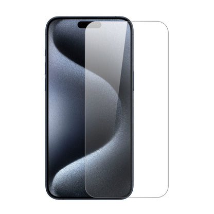 Pour iPhone 15 Pro Max NORTHJO 2 films de protection d'écran en verre trempé A++ avec cadre d'installation
