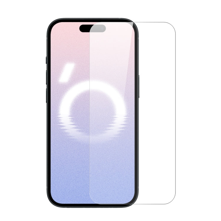 Pour iPhone 16 Plus NORTHJO 2 films de protection d'écran en verre trempé A++ avec cadre d'installation