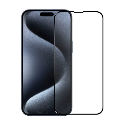 For iPhone 15 Pro NORTHJO 2pcs A++ Tempered Glass Film with Installation Frame