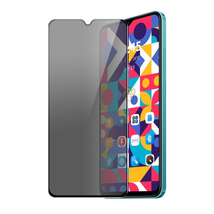 For OPPO A78 5G ENKAY Hat-Prince 28 Degree Anti-peeping Privacy Silk Print Tempered Glass Film