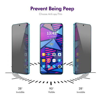 For vivo Y200e Global ENKAY Hat-Prince 28 Degree Anti-peeping Privacy Silk Print Tempered Glass Film