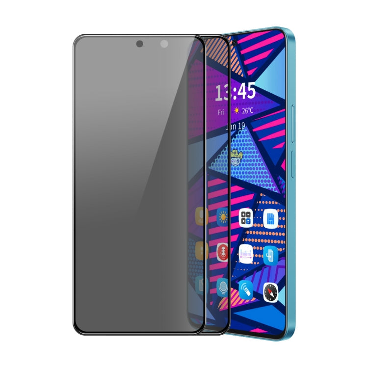 For vivo V30 Lite 2pcs ENKAY Hat-Prince 28 Degree Anti-peeping Privacy Silk Print Tempered Glass Film