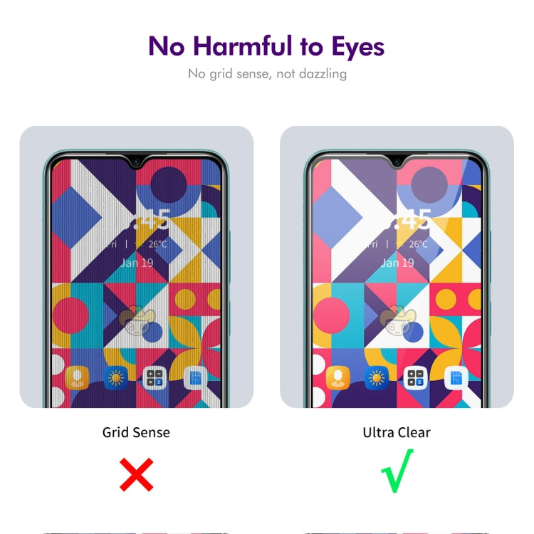 For vivo G2 2pcs ENKAY Hat-Prince 28 Degree Anti-peeping Privacy Silk Print Tempered Glass Film