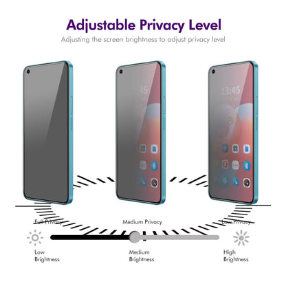 For Realme GT2 Pro 5pcs ENKAY Hat-Prince 28 Degree Anti-peeping Privacy Silk Print Tempered Glass Film