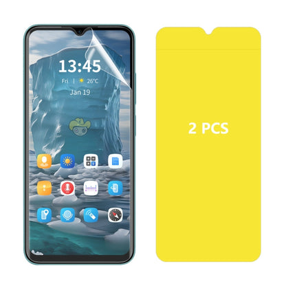 For vivo T2x 2pcs ENKAY Hat-Prince Full Glue Coverage Soft Explosion-proof Hydrogel Film