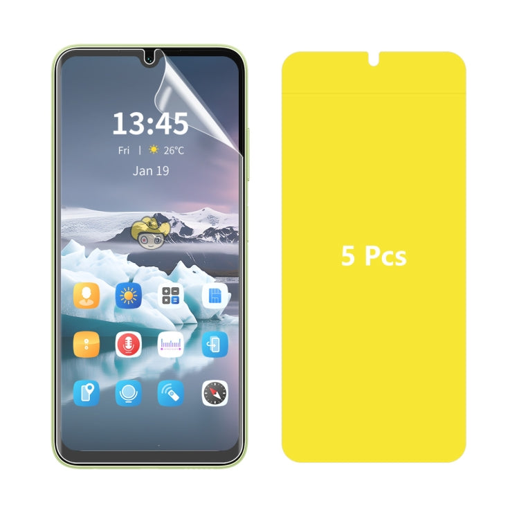 Pour vivo V25 5pcs ENKAY Hat-Prince Film Hydrogel Antidéflagrant Souple à Couverture Complète