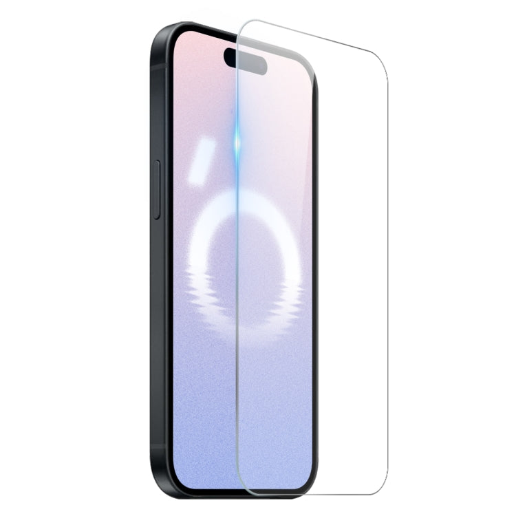 Pour iPhone 16 NORTHJO 2 en 1 Étui de téléphone en TPU avec protecteur d'écran en verre trempé (transparent)