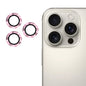 For iPhone 16 Pro / 16 Pro Max ENKAY 9H Rear Lens Aluminium Alloy Tempered Glass Film(Pink)